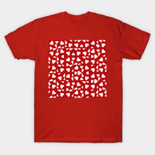 Red Valentine's Checkers T-Shirt